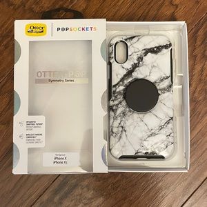 NWT OtterBox Otter + Pop Symmetry Marble Case X/XS